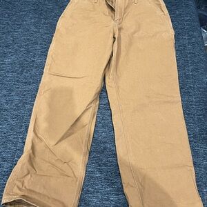 Carhartt dark beige loose fit jeans 34 x 30